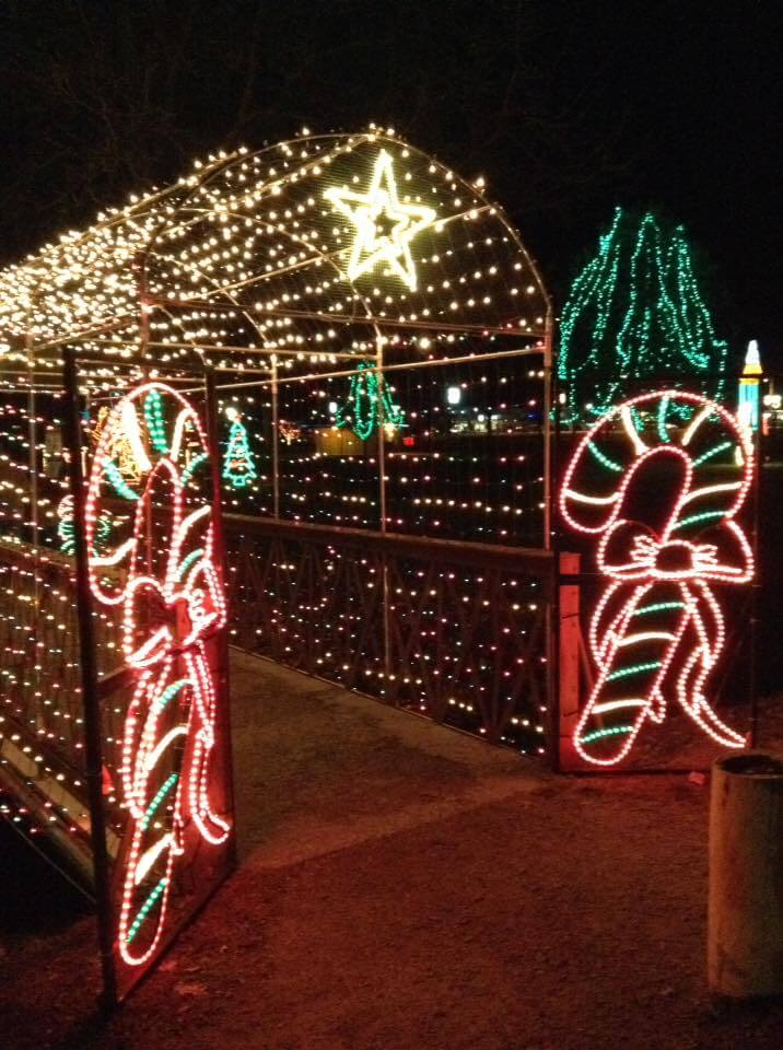Festival of Lights bridge tunnel